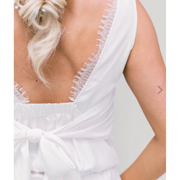 Robed with Love - white romper - Picture 3 of 8